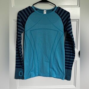Ivivva Blue Long Sleeve Performance Tee